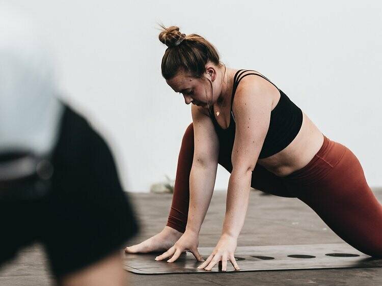 Take a free yoga class at Chelsea Market