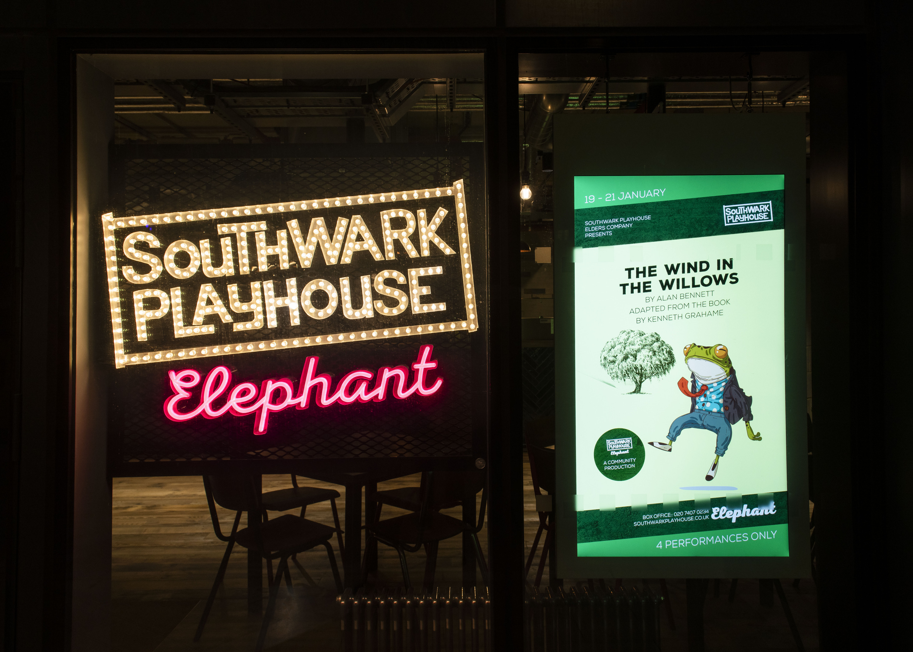 A brand new theatre has just opened in Elephant & Castle