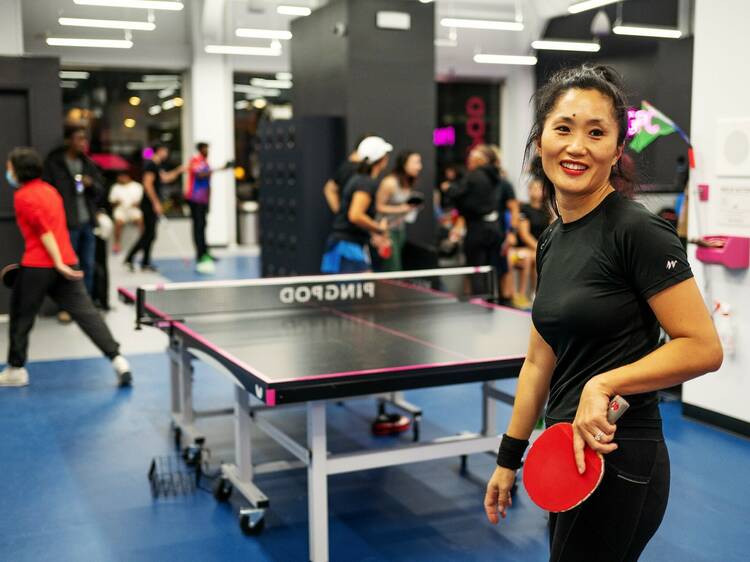 Ping pong and Puerto Rican food