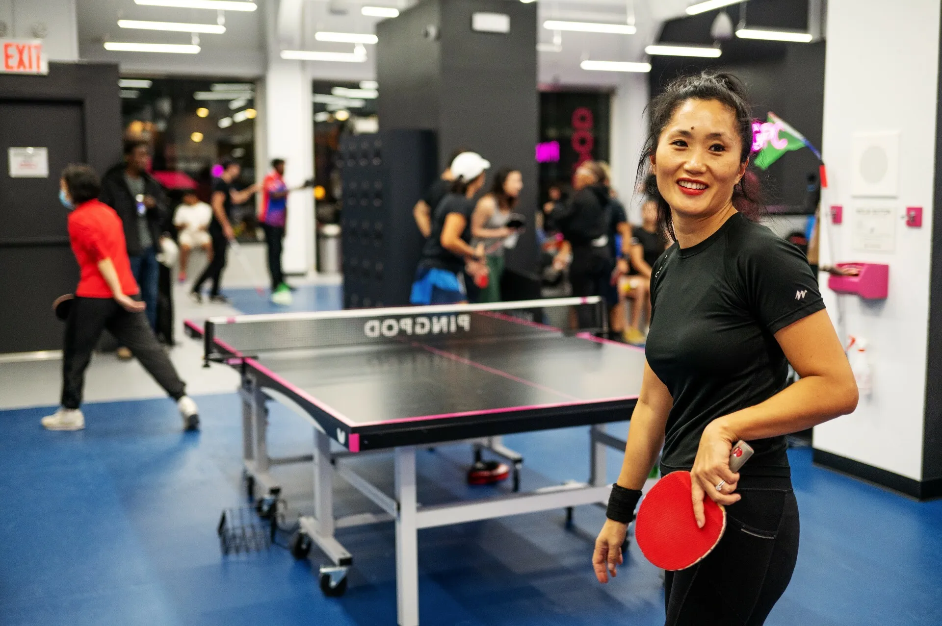 PingPod doubles competition.