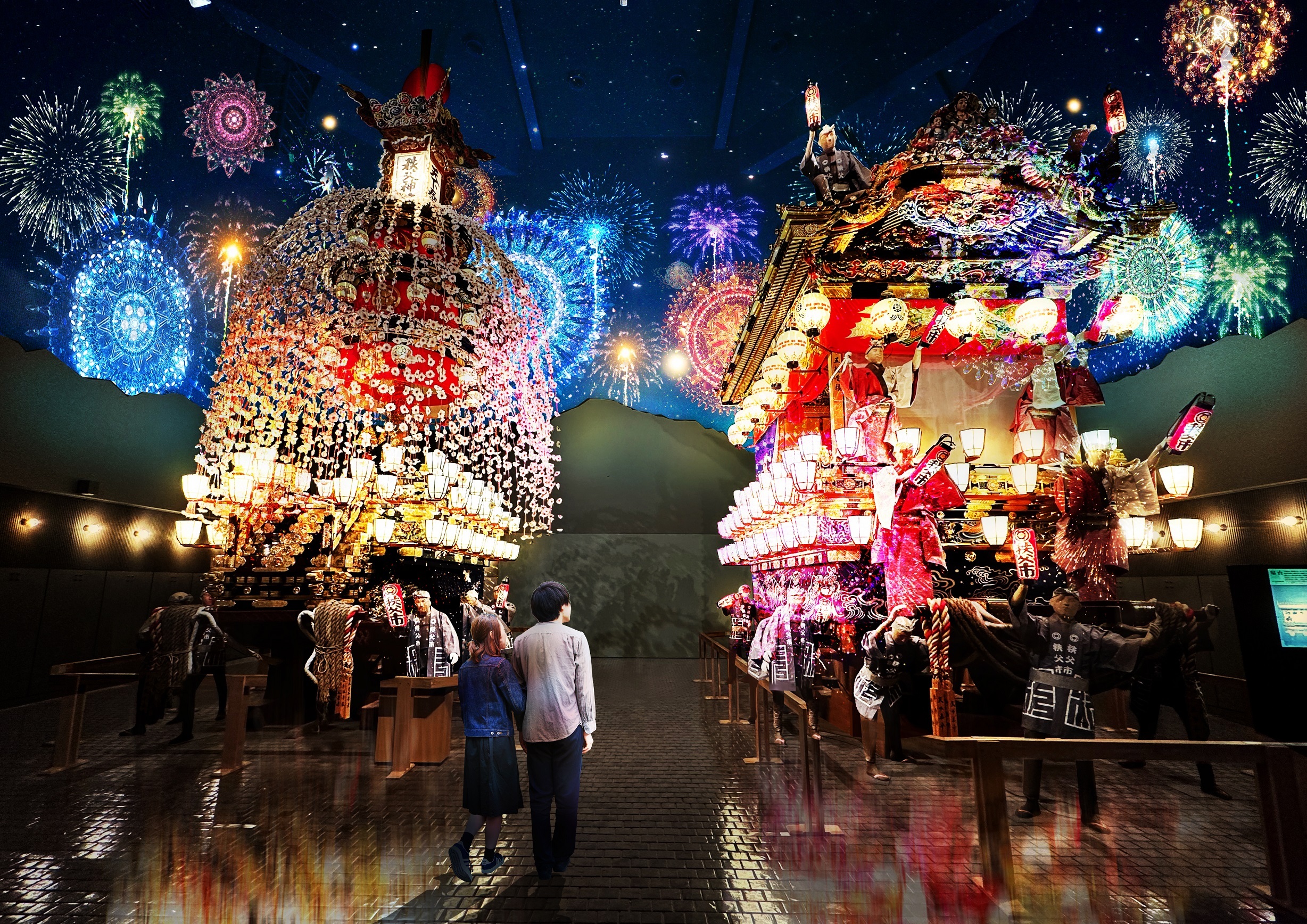 Naked is lighting up Chichibu in Saitama with matsuri festival installations