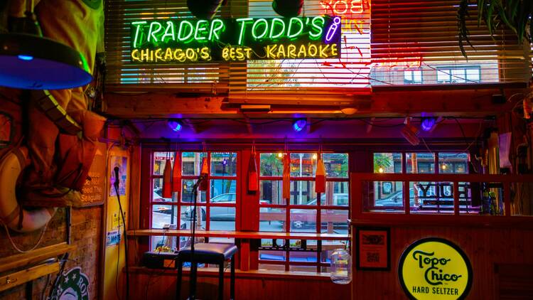 Sing your heart out at Trader Todd’s karaoke