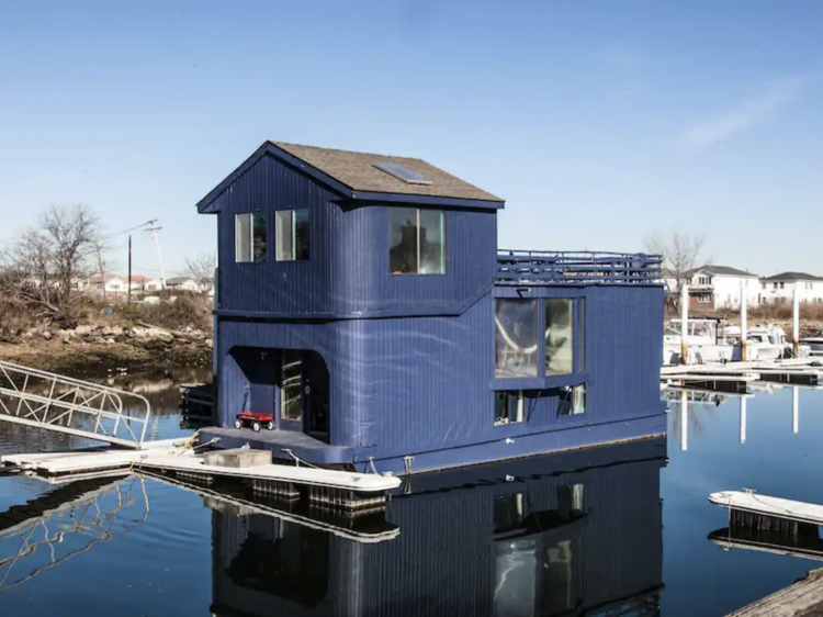 The Ziggy Stardust boathouse in Jamaica Bay