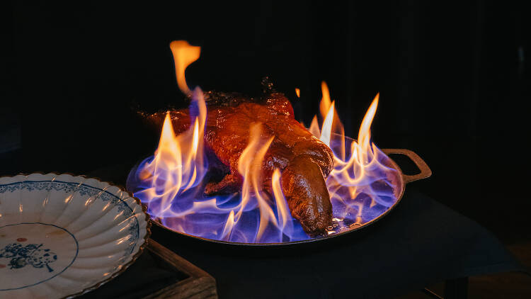 The Flaming Duck at Hutong