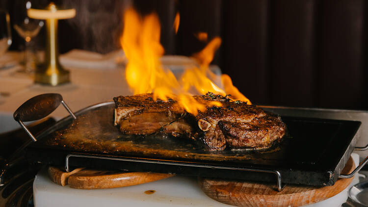 The Côte de Bœuf at La Brasserie