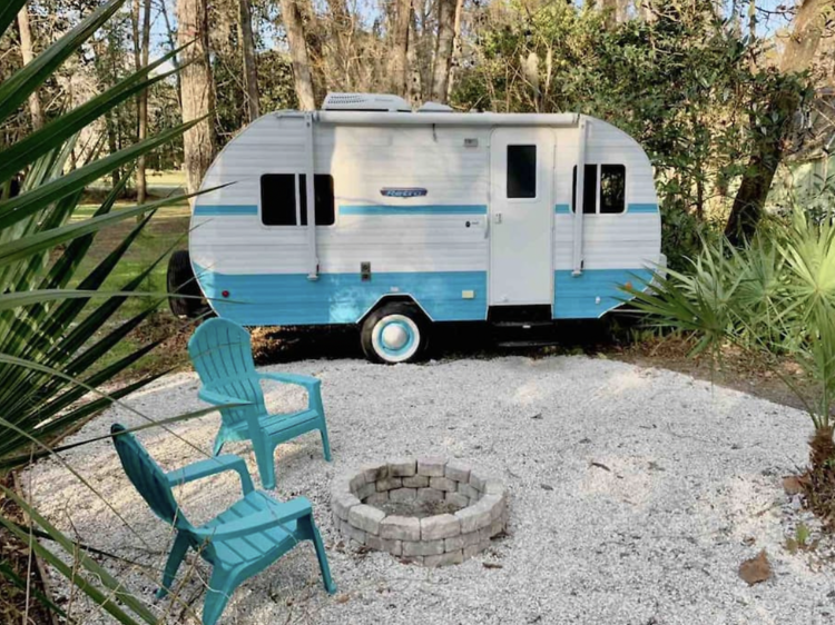 The retro camper in Brooksville