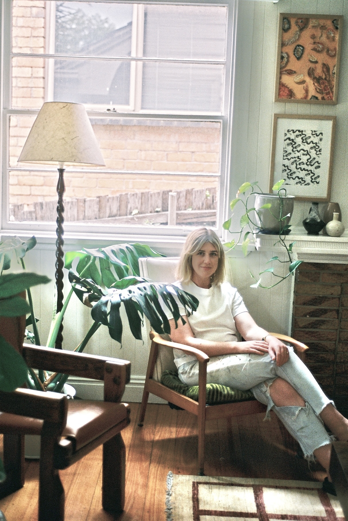 picture of libby haines at home
