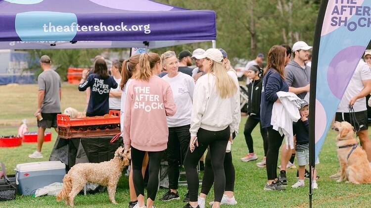 A group of people at last year's Aftershock event.