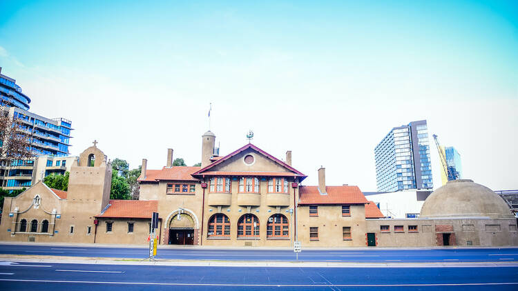 The exterior of Mission to Seafarer's building.