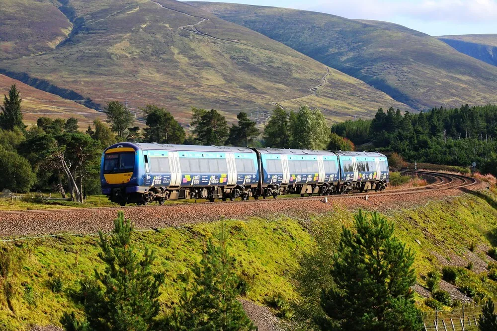 ScotRail train in Scotland