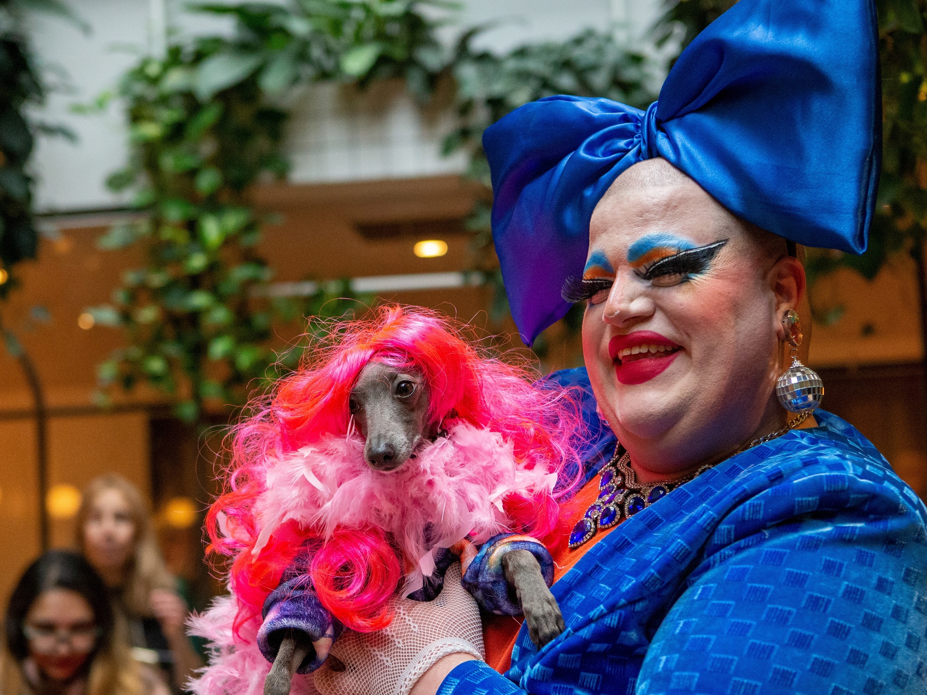 See pictures of a doggy drag show in Dalston