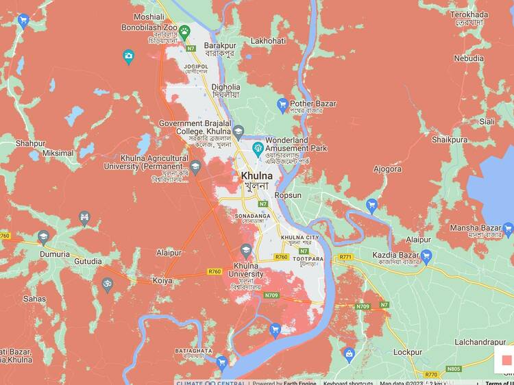 Map shows which parts of NYC could be underwater in 2050