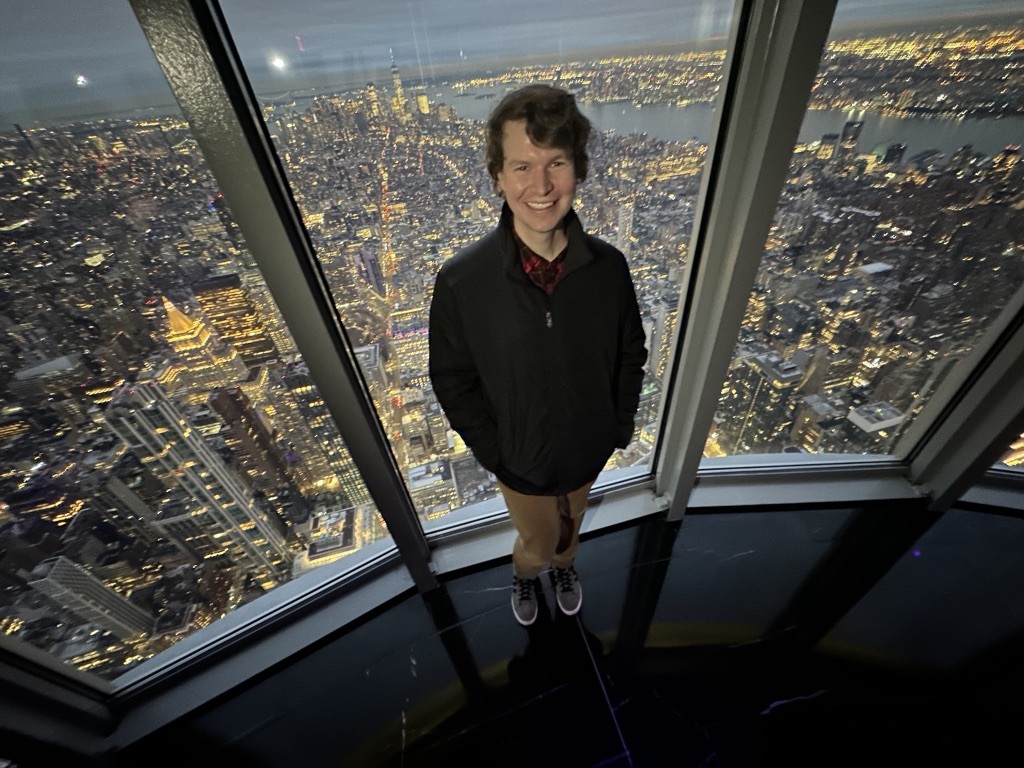 Zach Zimmerman at Empire State Building