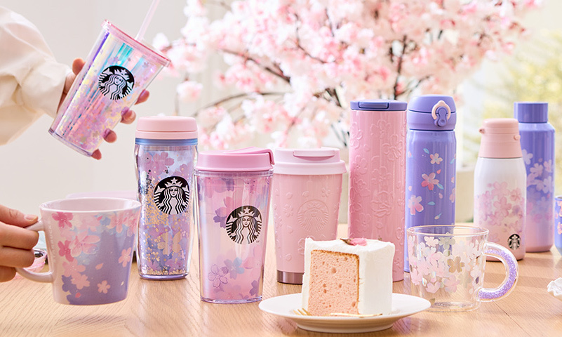 Welcome cherry blossom season with new drinks at Starbucks Japan