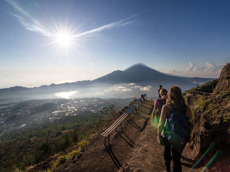 Catch the sunrise on Mount Batur