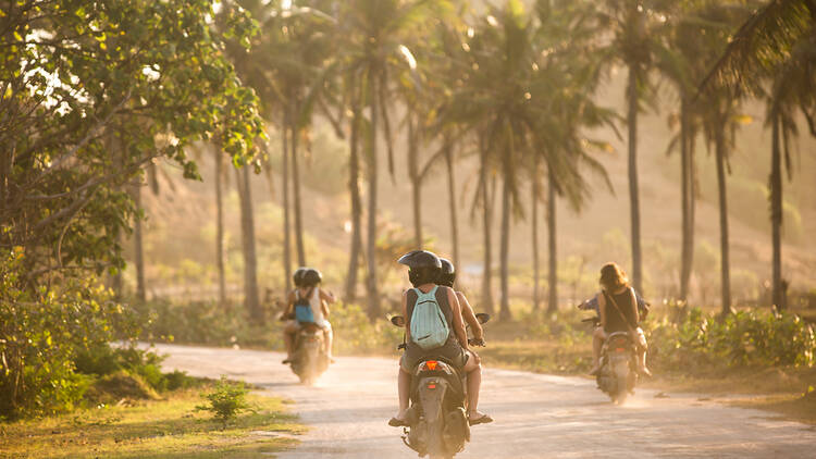 Explore the villages on a scooter