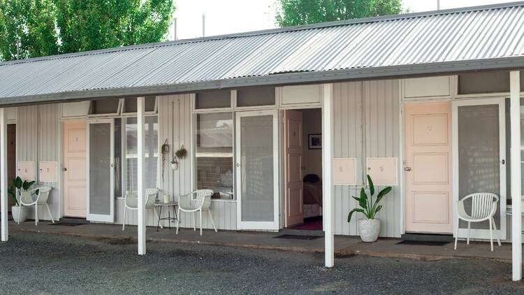 A view of the rooms at Kyneton Springs Motel.