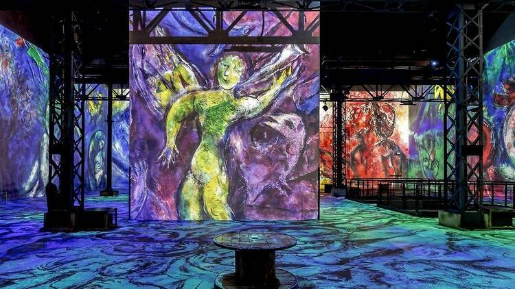 Expo Chagall à l'Atelier des Lumières.