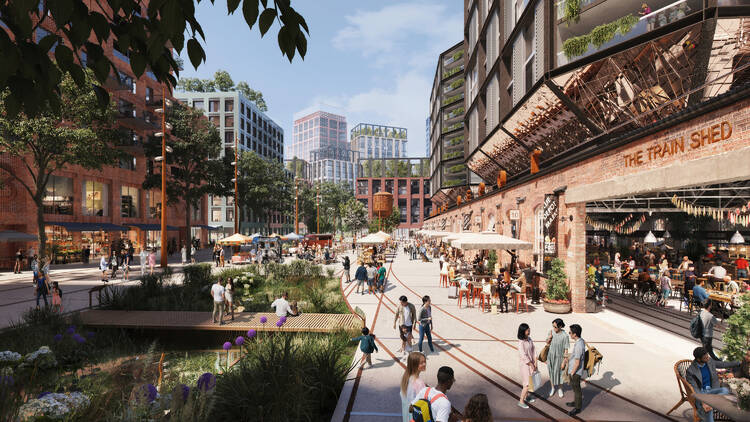 There are plans to transform Earl s Court with new homes culture and a