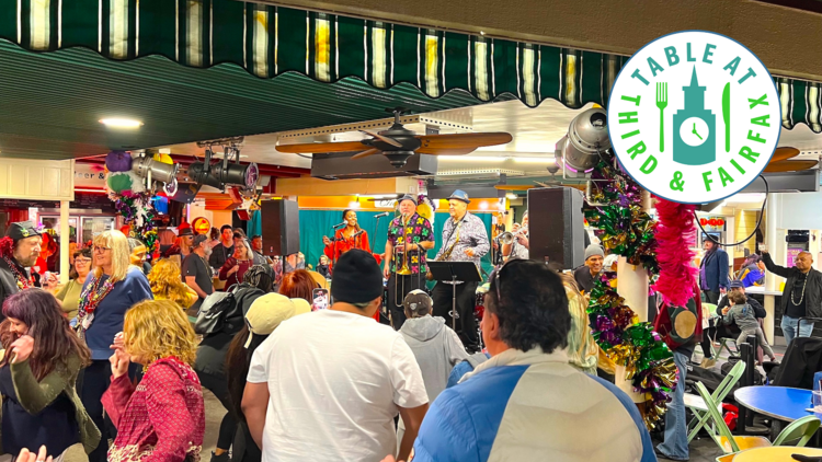 Alligator Beach playing at the Original Farmers Market