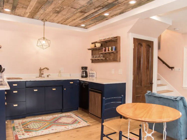 The charming carriage house in Somerville