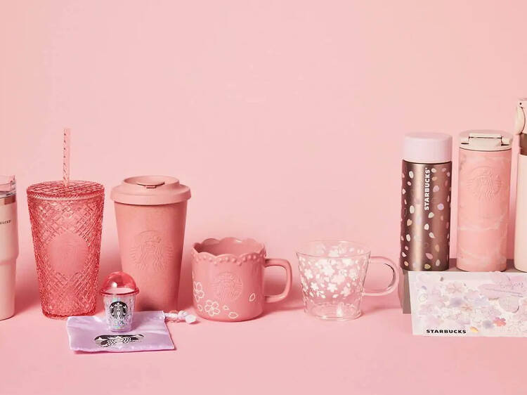 Starbucks Japan has a second cherry blossom collection for 2023 – and it's all pink