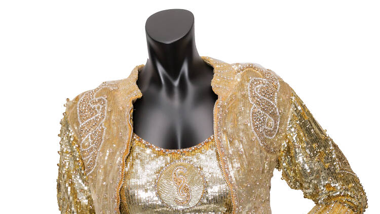 Shakira’s gold Super Bowl LIV outfit