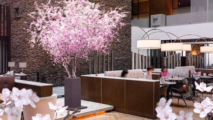 桜いちご アフタヌーンティー