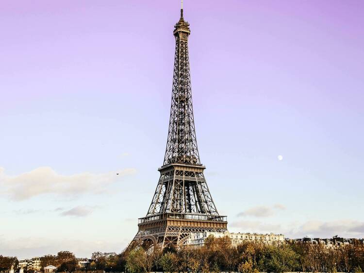 Climb up to the Eiffel Tower’s third floor