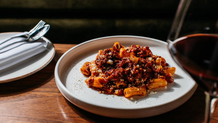 A pasta dish at Mille Vini