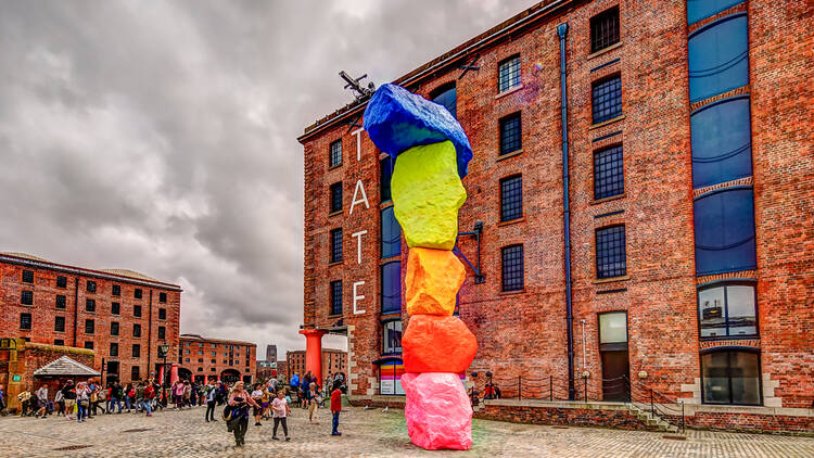 Outside of the Tate Liverpool