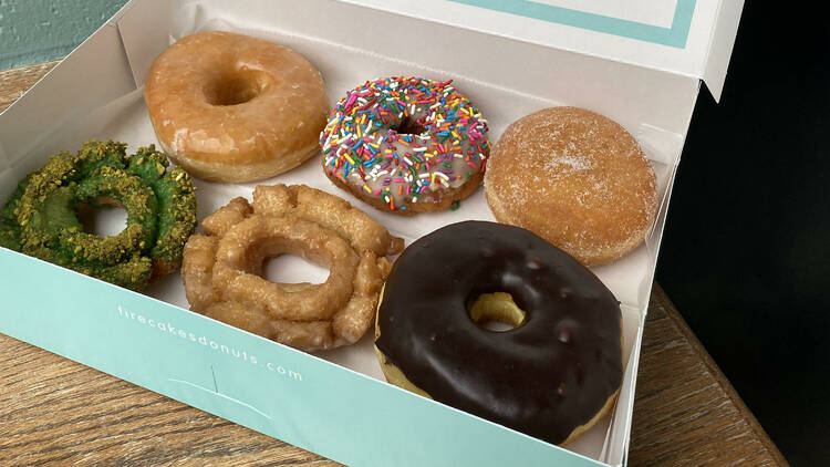 A box of donuts