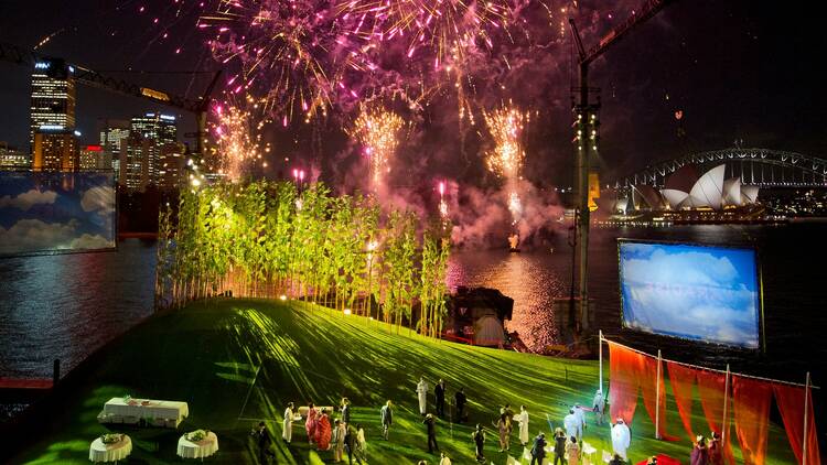 Fireworks over Sydney Harbour