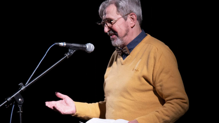 Jorge Castro Guedes na abertura da Sala Estúdio Perpétuo