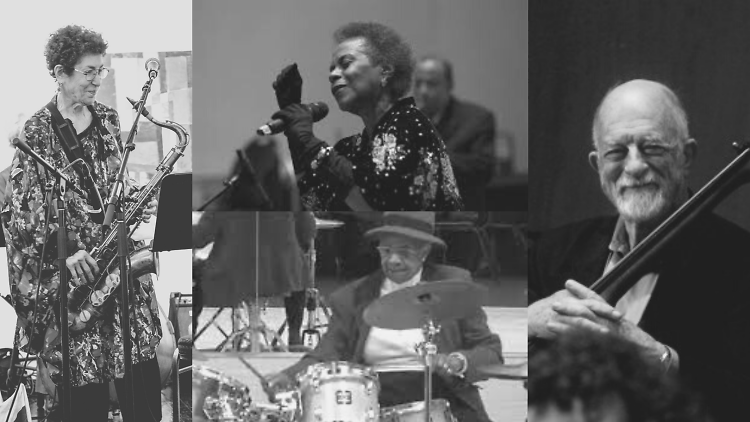 Octogenarian Women of Jazz collage