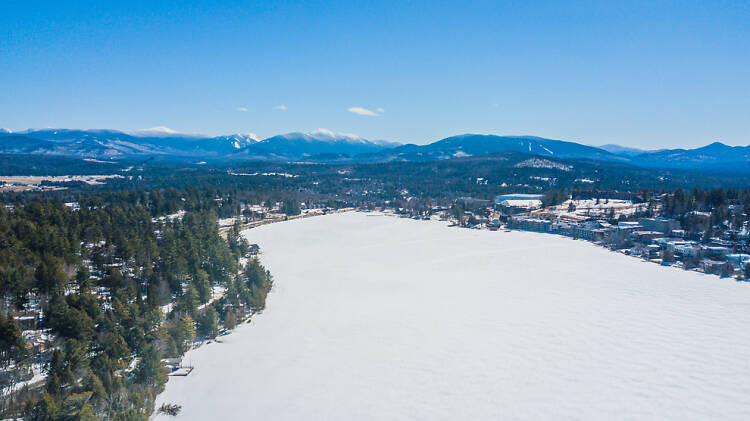 Lake Placid in winter