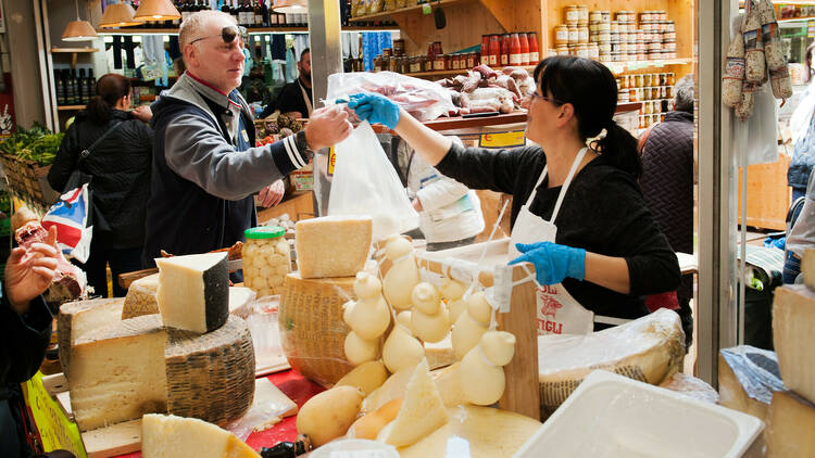 Greet owners in small shops