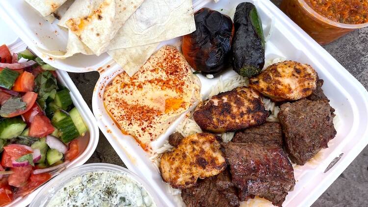 Mini Kabob combination plate