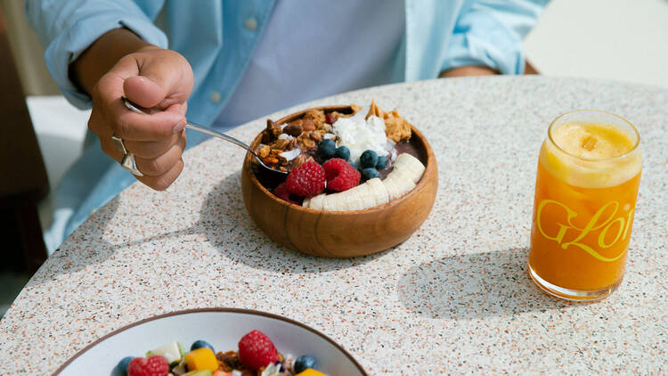 Acai bowl at Glory Days