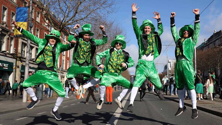 St Patrick's Day parade in Dublin on March 17, 2022