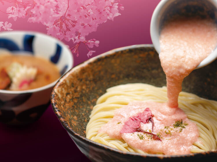 Mitsuyado Seimen sakura tororo tsukemen