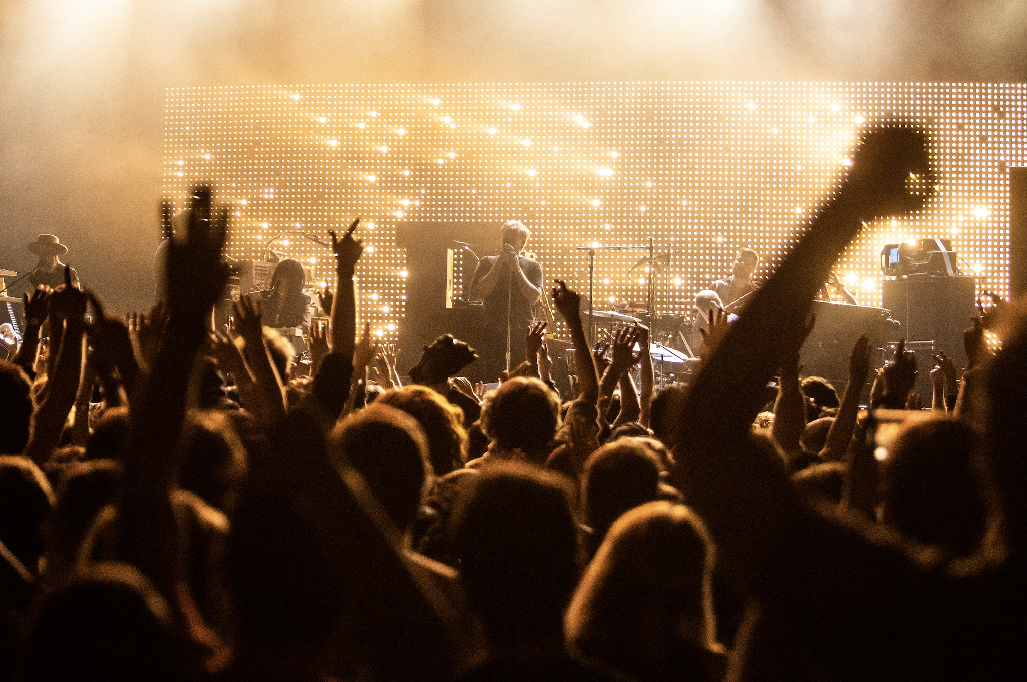 rock concert stage