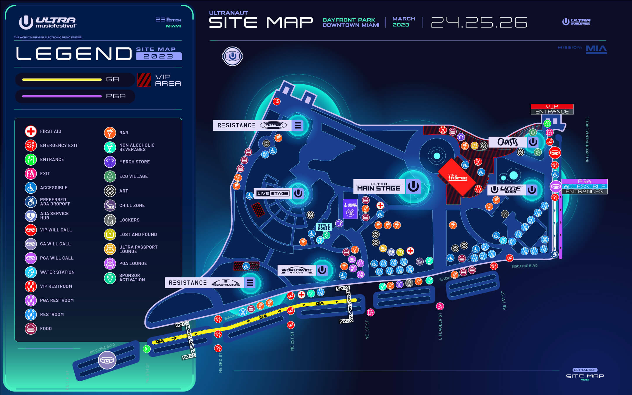 Ultra Music Festival 2025 Lineup, Set Times & Dates