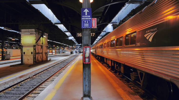 Canada train station