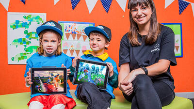 Get value out of their screen time through a Code Camp Get value out of their screen time through a Code Camp