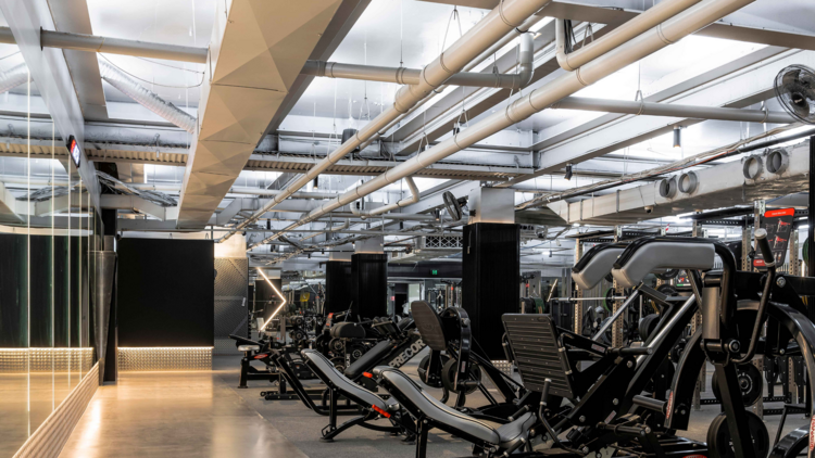 A futuristic looking gym