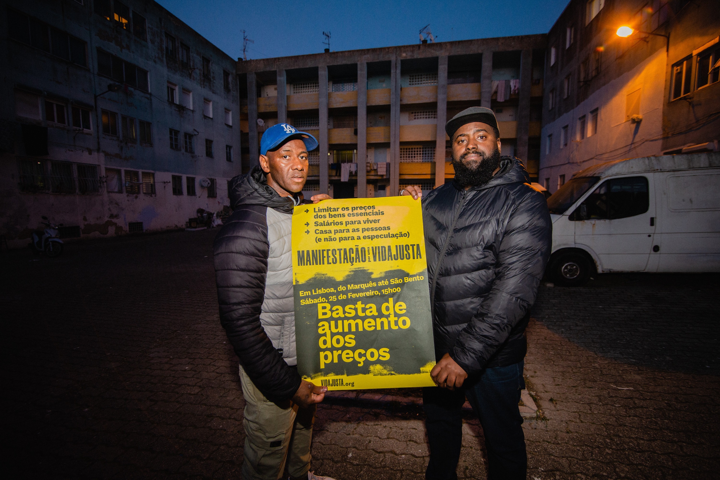 Nuno Furtado e Nuno Barbosa, do movimento Vida Justa