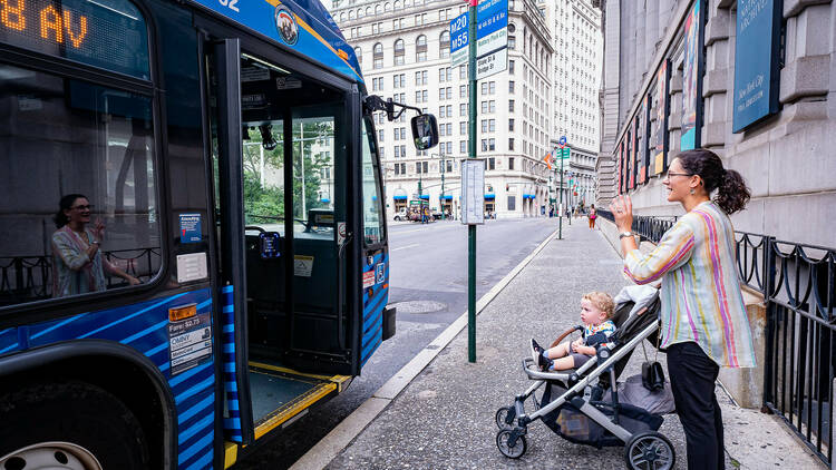 Baby store bus stroller