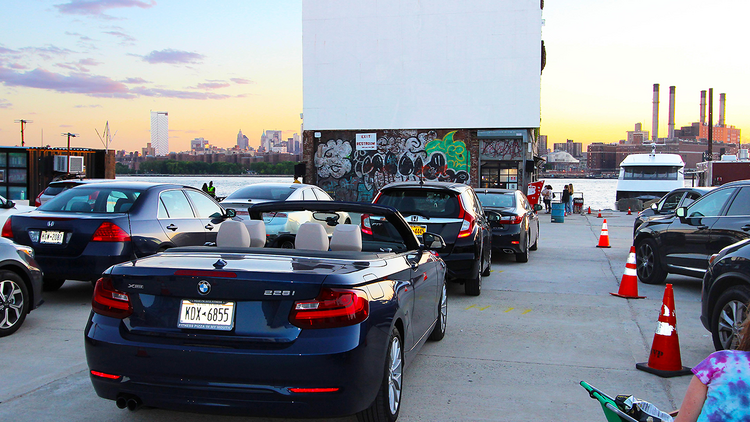 screen cars (Skyline Drive-In)