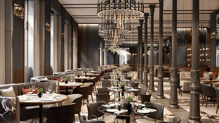 Imagen del restaurante QU, con sello de Mario Sandoval, de JW Marriott Hotel Madrid